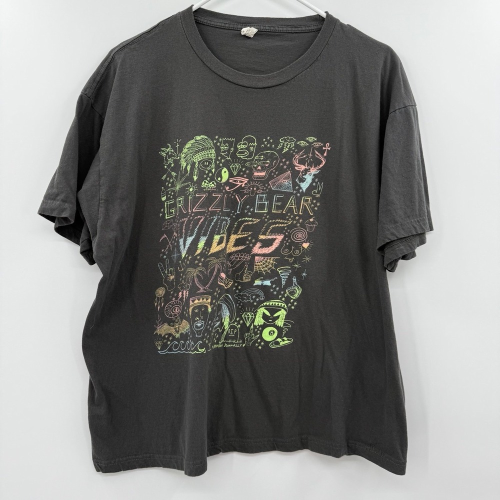 RARE GRIZZLY BEAR BAND‎ TEE TSHIRT BRENDAN DONNELLY XL